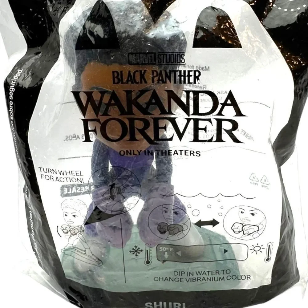 McDonald's Happy Meal Toys Wakanda Forever  Namora, Shuri, &‎ Attuma 2022  NIP